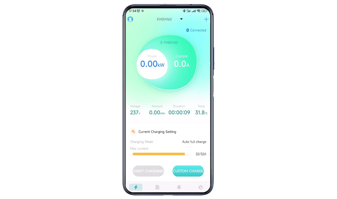 Væglader EV Type 2 10-32A 3 faser APP