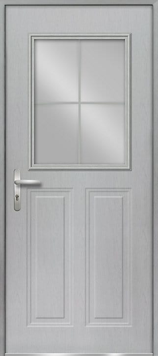 Porte d'entrée FORTIA acier Scilla 96 x h.218 cm poussant droit