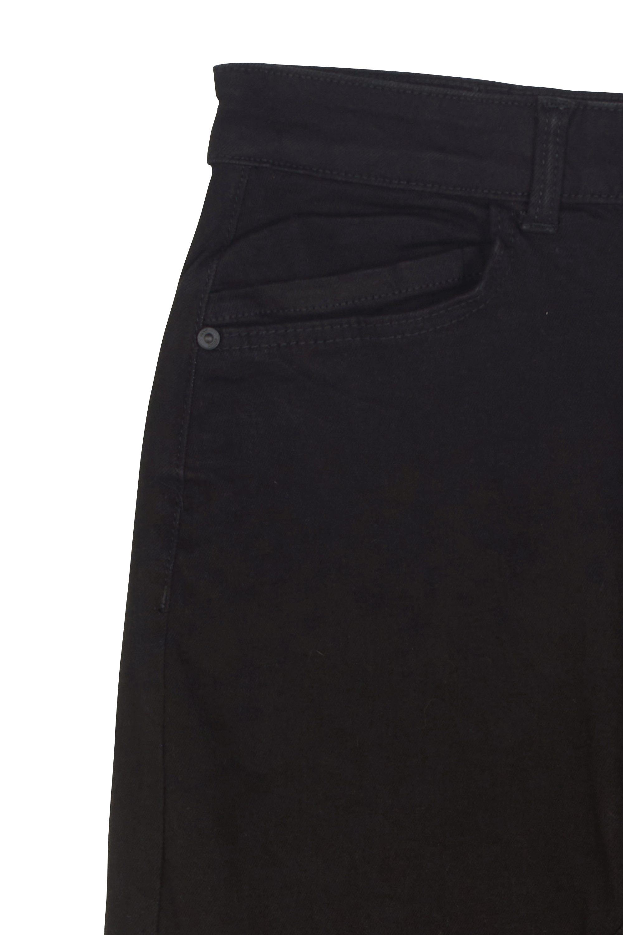 NOISY MAY Jupe SLIT MIDI SKIRT  Noir