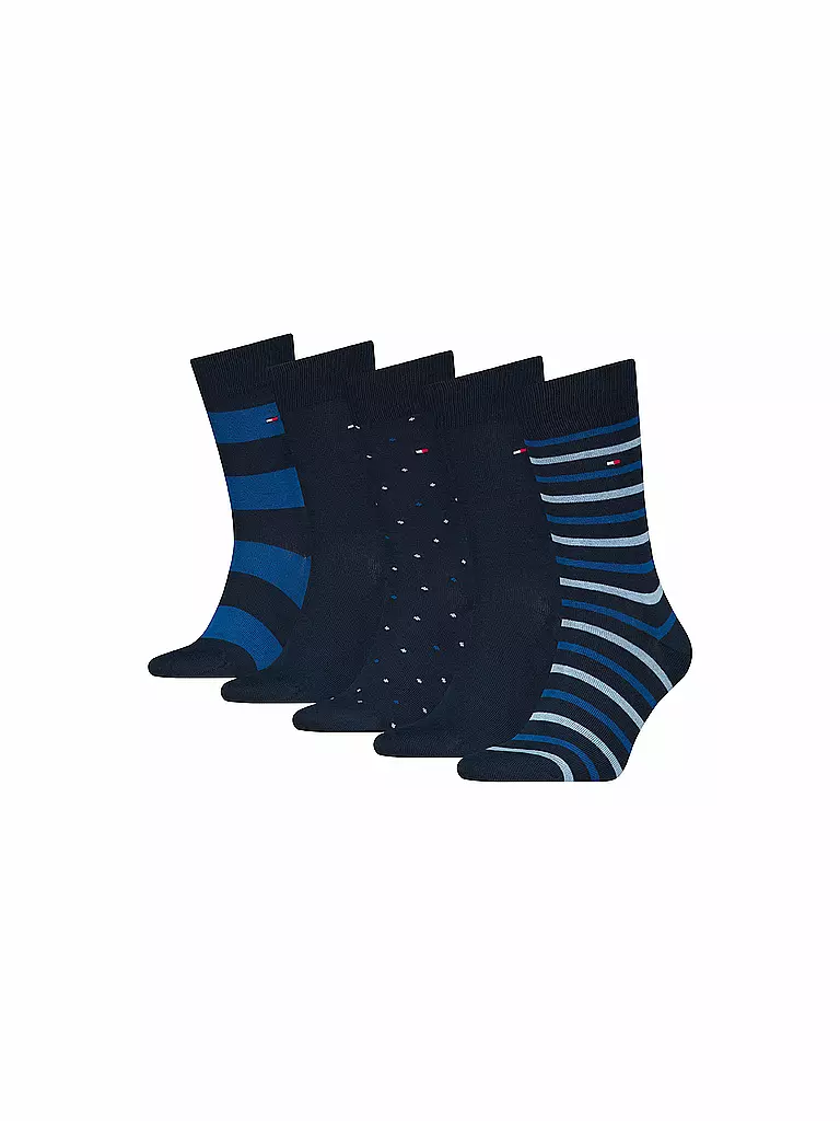 TOMMY HILFIGER Socken Geschenkbox 5er Pkg. navy dunkelblau