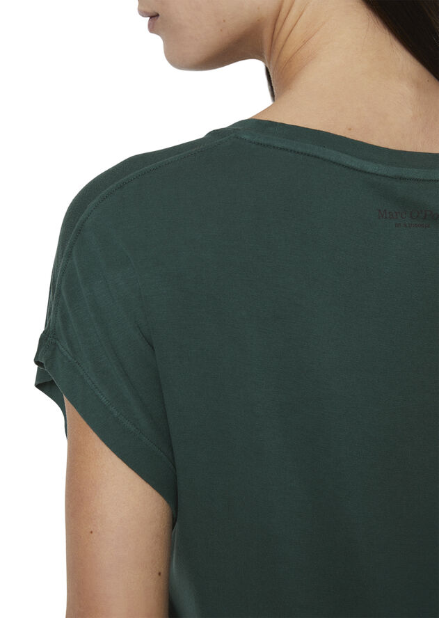 Marc O’Polo T-shirt, short sleeve, deep round n Midnight pine