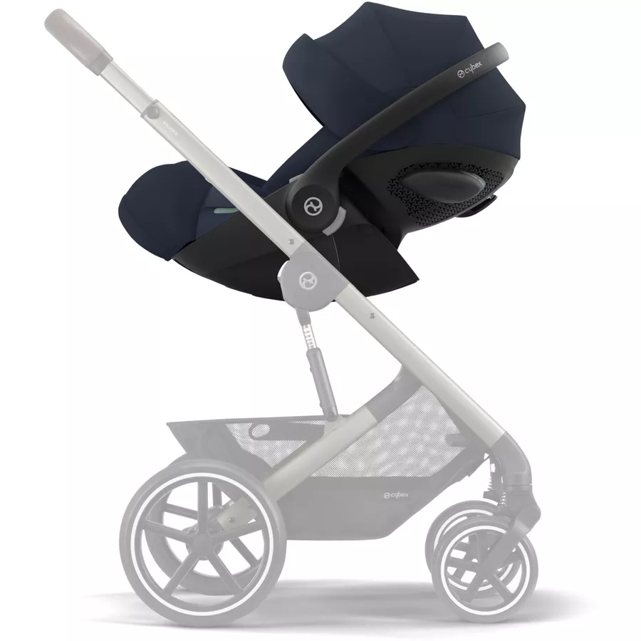 cybex GOLD Babyschale Cloud G i-Size Plus Ocean Blue Plus mit Basisstation Base G