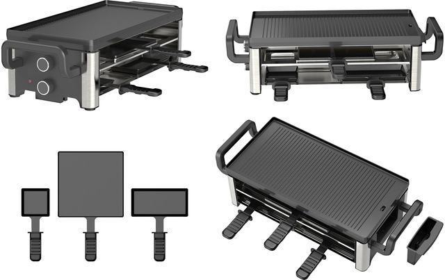 ohmex Raclette »OHM-RCL-2946 8 Personen« 1.800 W