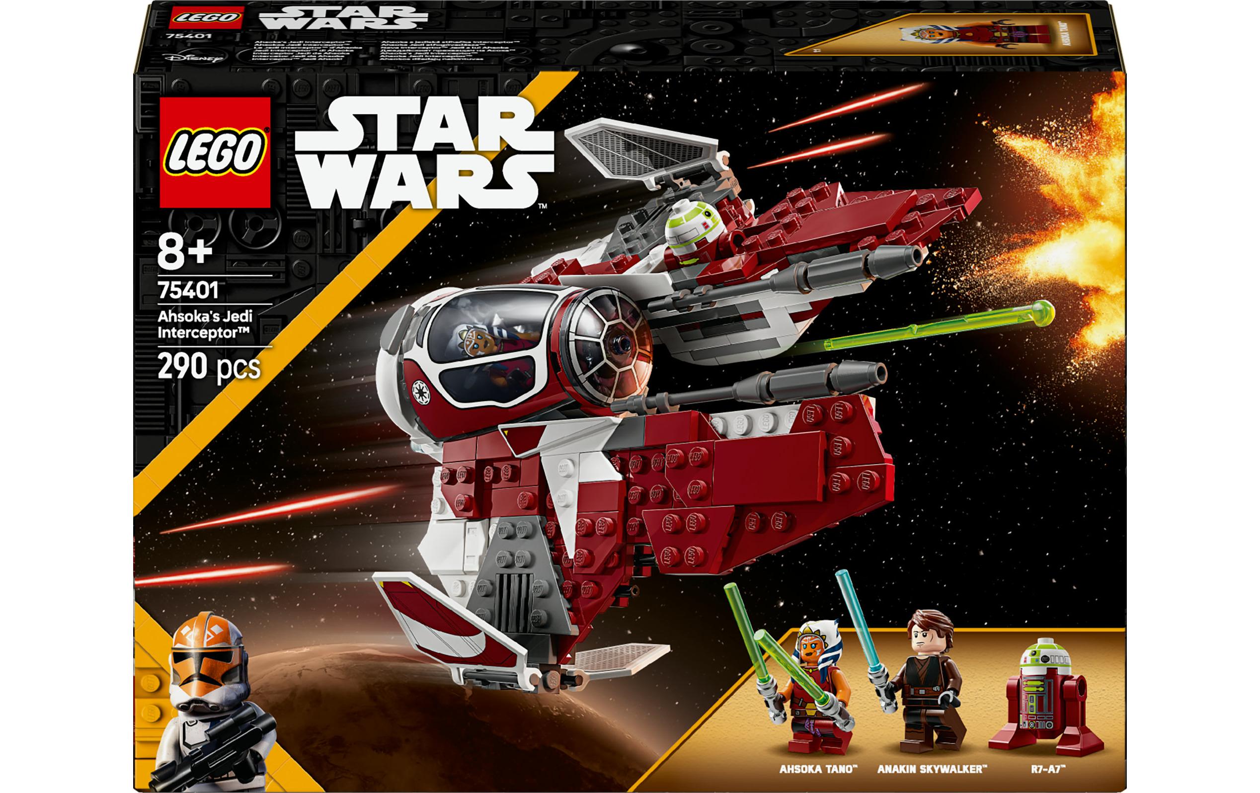 Star Wars Ahsokas Jedi Interceptor 75401Star Wars Modell zum Spielen und Ausstellen