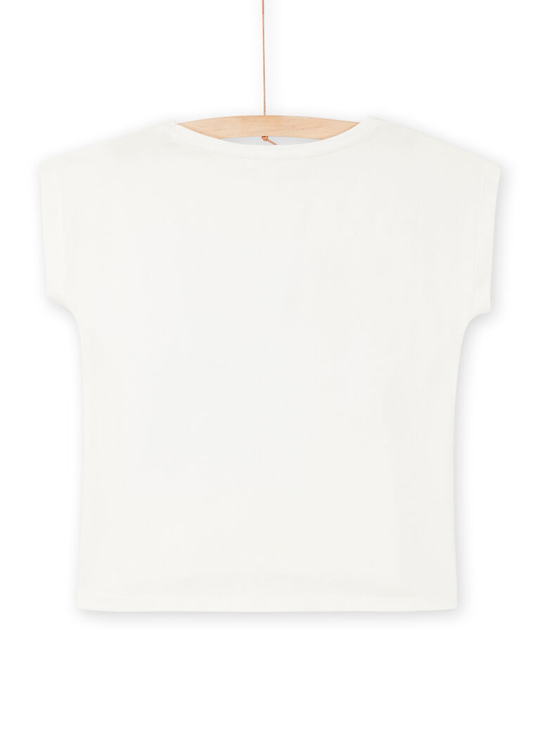 T-shirt blanc à animation roller