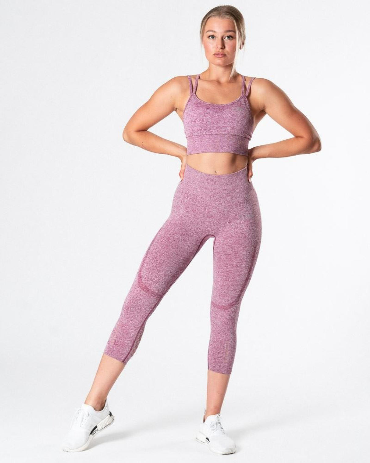 ICIW<br>Queen Mesh 3/4 Tights V2 Mulberry Melange - XS