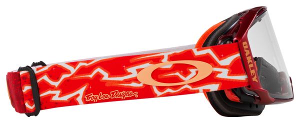 Masque Oakley Airbrake MTB x Troy Lee Designs Rouge/ Verres Clear/ Ref: OO7107-25