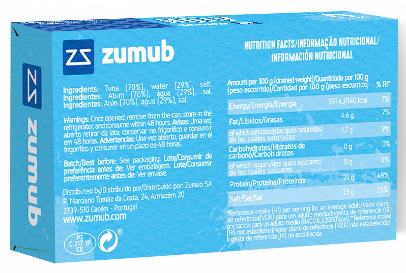 Atum Natural Zumba 120g
