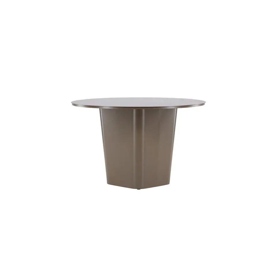 Tuintafel Bruin Metaal - Ø120x75cm - Santa