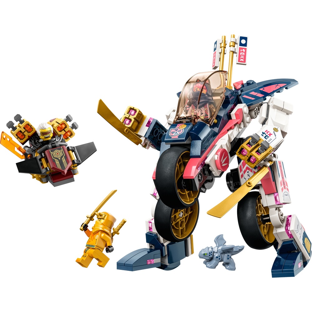 LEGO NINJAGO 71792 Soras transformierbares Mech-Bike-Rennfahrzeug Bauset