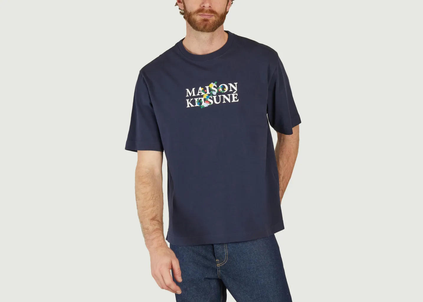 T-shirt floral Maison Kitsuné