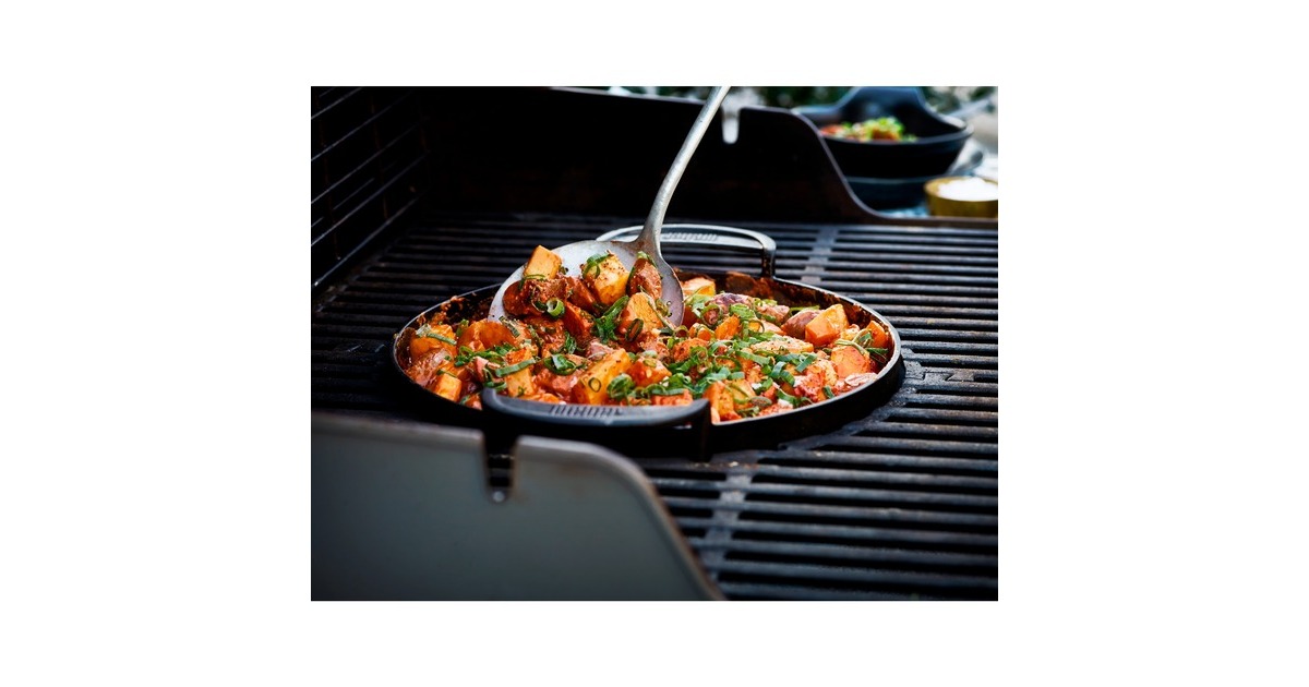 WeberBakplaat - Gourmet BBQ System grillroosters grillplaat  (Zwart)