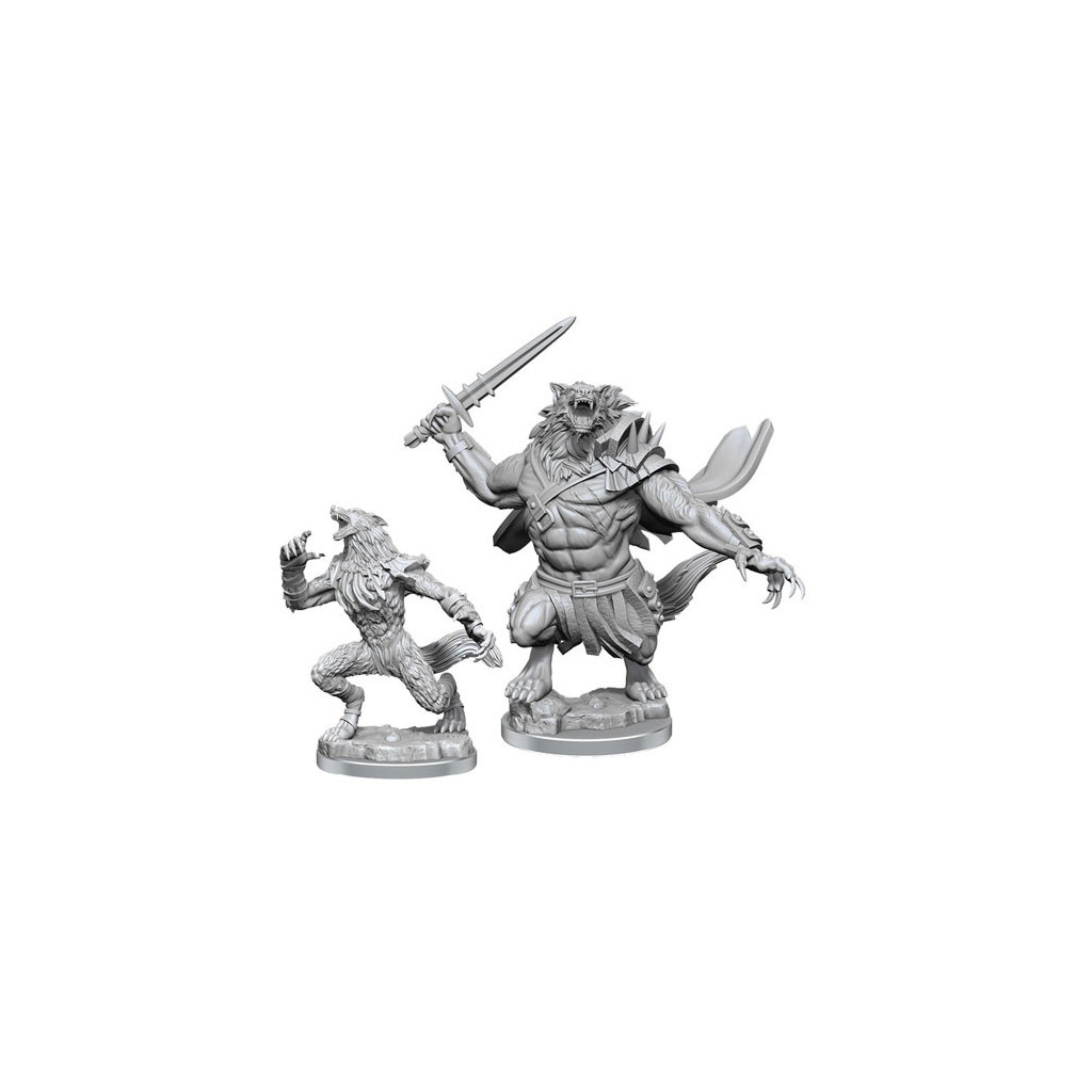Magic the Gathering Deep Cuts Unpainted Miniatures: Arlinn Kord & Tovolar