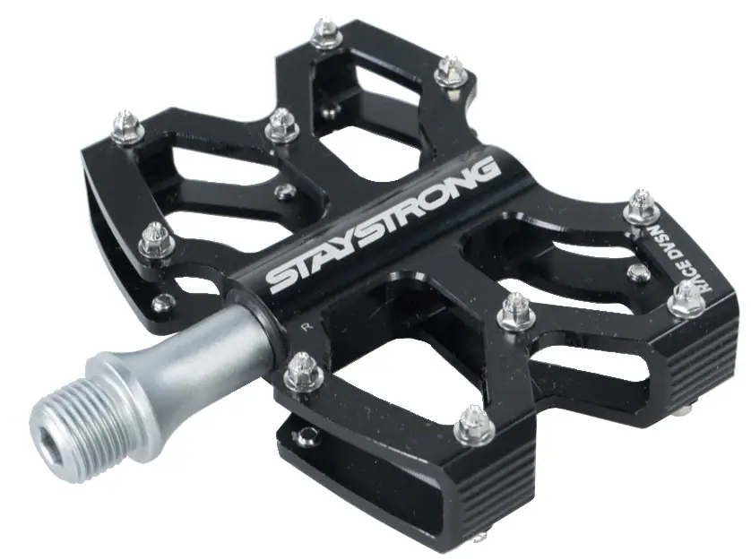 Stay Strong Axis Mini Pedale Sort BMX Pedaler