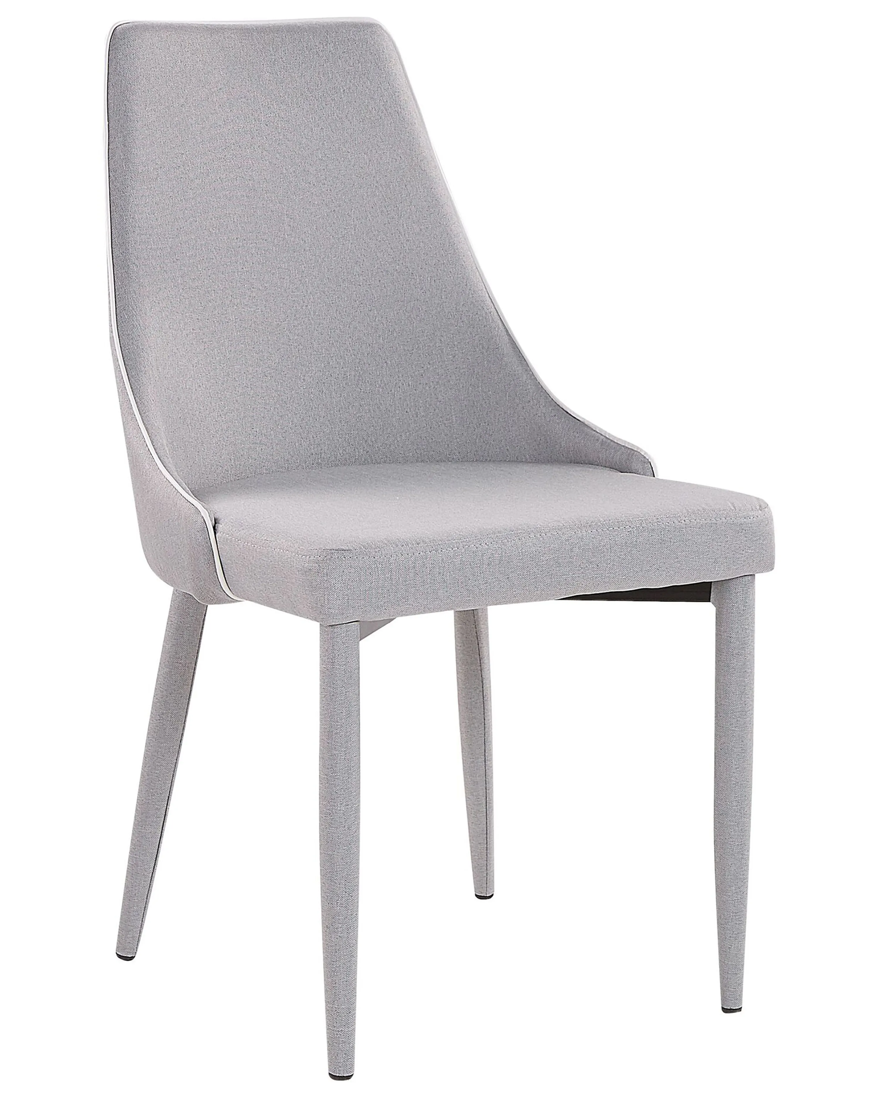 Set van 2 eetkamerstoelen CAMINO Stof Lichtgrijs