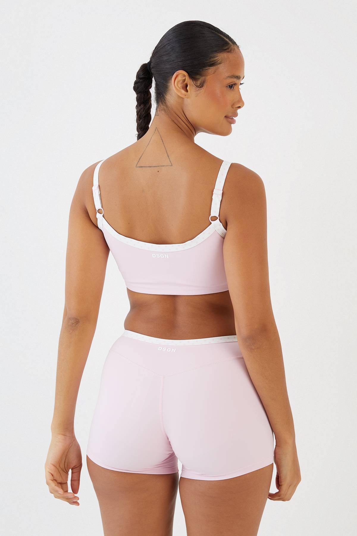 Brassière De Sport Sculptante À Pois Superposés Dsgn Studio