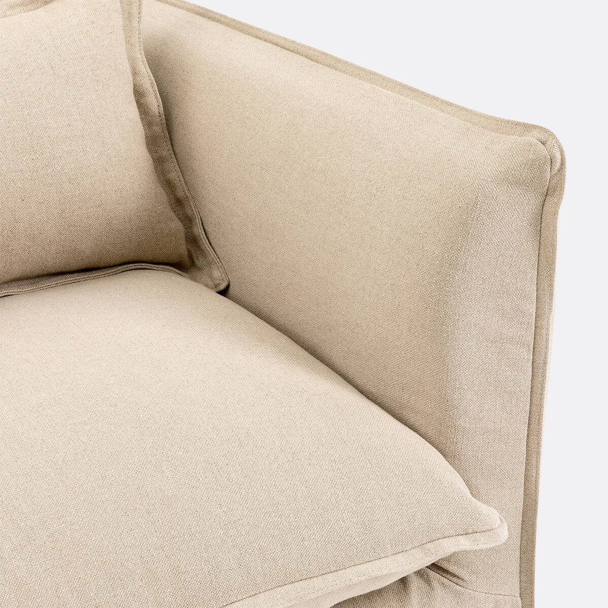 LA REDOUTE INTERIEURS<br>Poltrona de linho Dik, Odna
