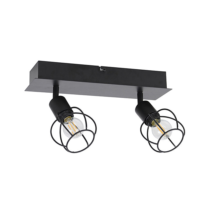 Réglette spot 2 lumières E14 40W Corep Owen L.32 x L.12,5 x H.18.5 cm