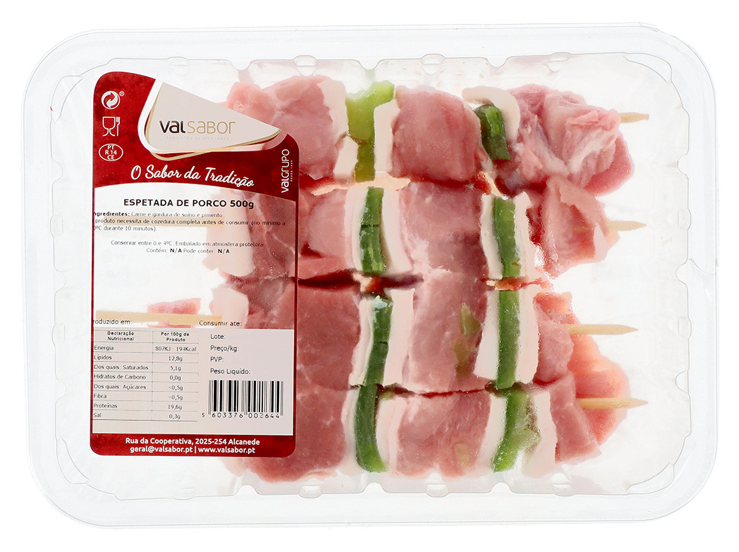 ESPETADA DE PORCO 500GR