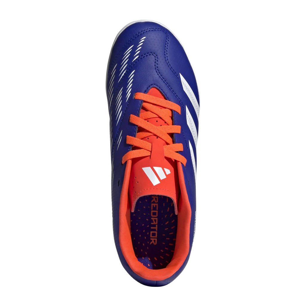 adidas Predator Clubjunior voetbalschoenen blauw/wit/rood