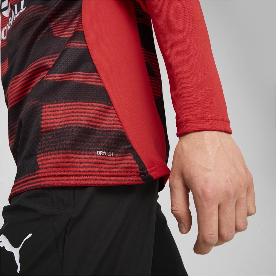 Puma Haut d'avant-match à 1/4 zip AC Milan Homme