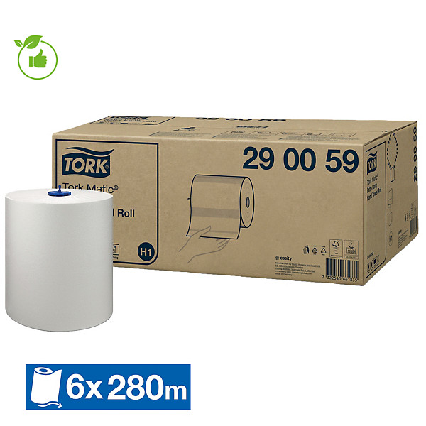 Essuie-mains rouleaux Tork Matic H1, lot de 6