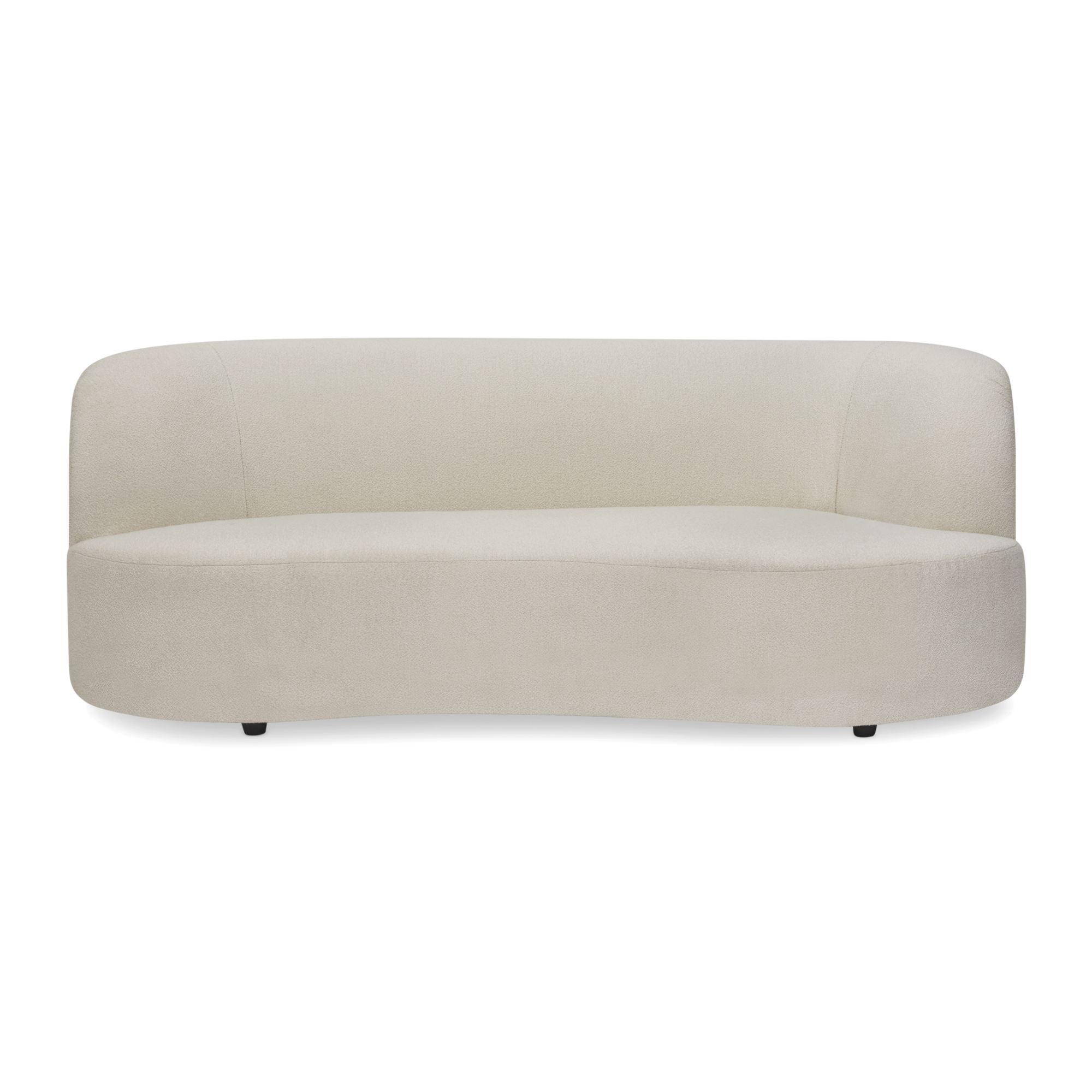 Loods 5 Design 3,5-zitsbank Curvy rechts 3,5-zits met vaste ottoman rechts | Alpine Ivory White 101