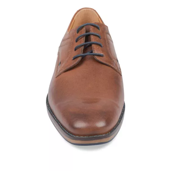 Derbies MARRON B-BLAKE CUIR