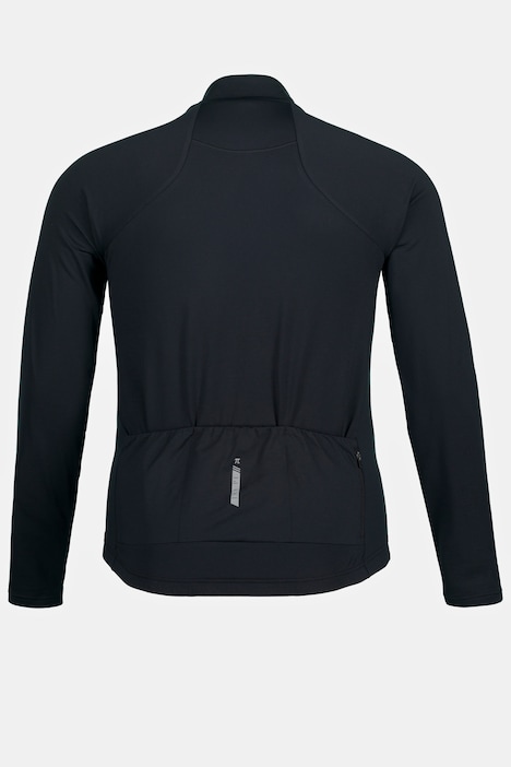 JAY-PI Rad-Trikotjacke, Bikewear, Stehkragen, Langarm, hinten Saumtaschen