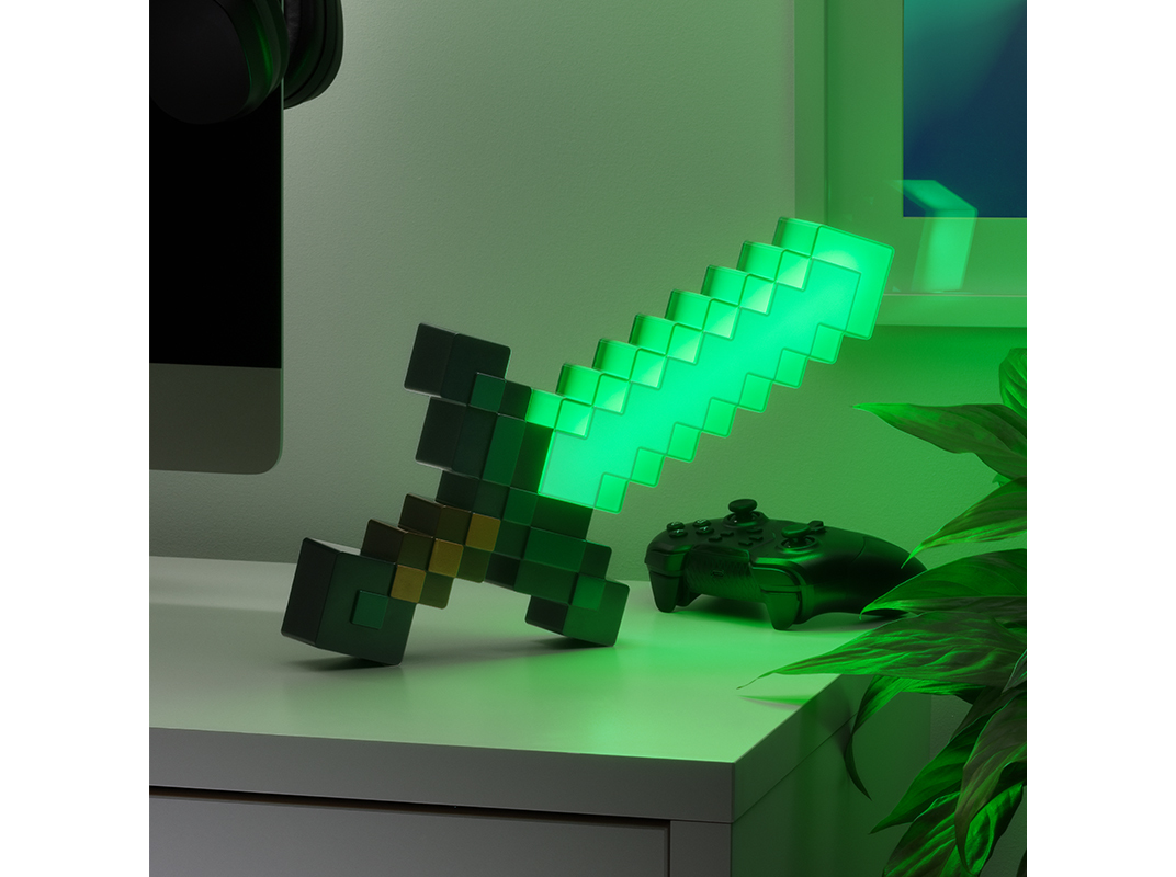 CANDEEIRO MINECRAFT ESPADA