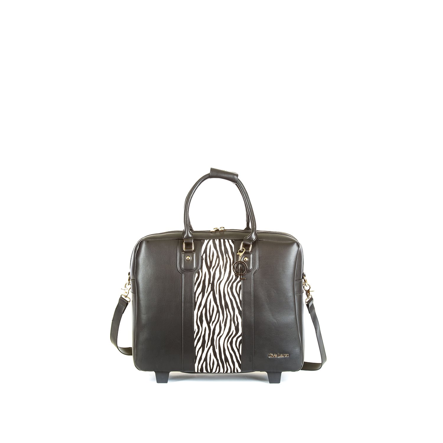 Olivia Lauren Zebra Business Trolley zebra/zwart