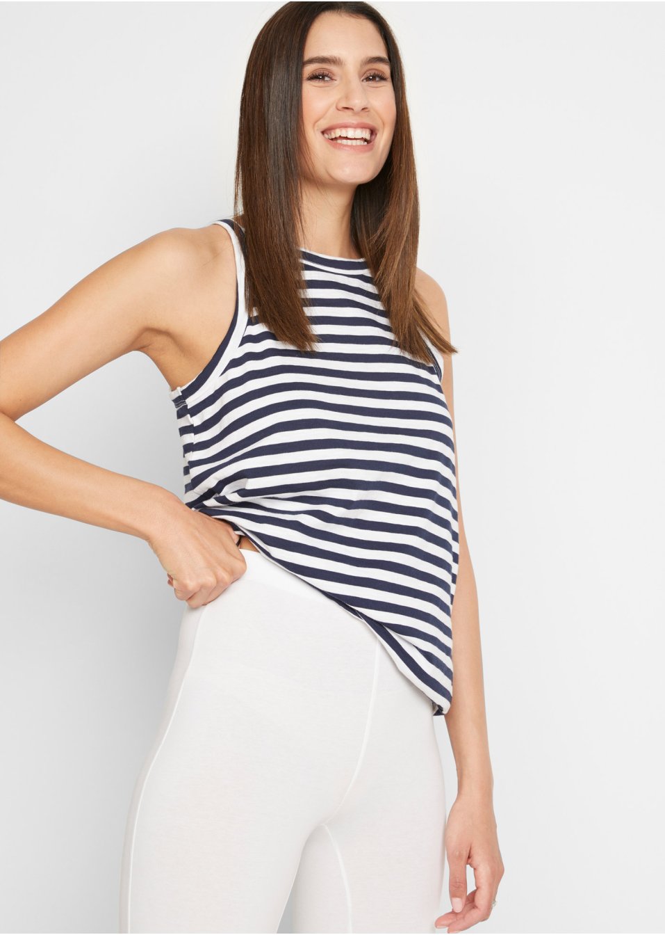 Lot de 2 leggings corsaire avec fronces