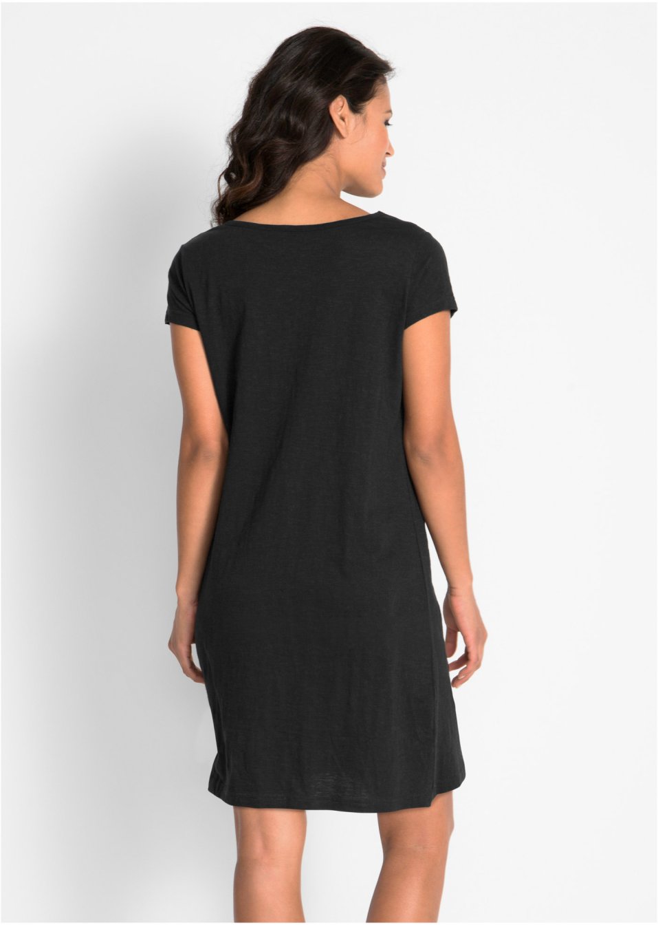 Robe en jersey fil flammé