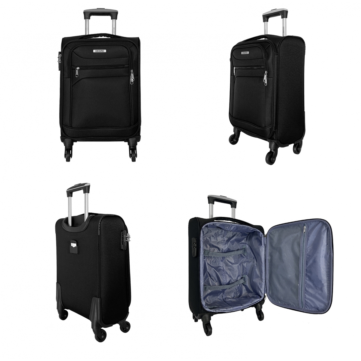 Degré Lot 3 valises souples dont 1 valise cabine Degré