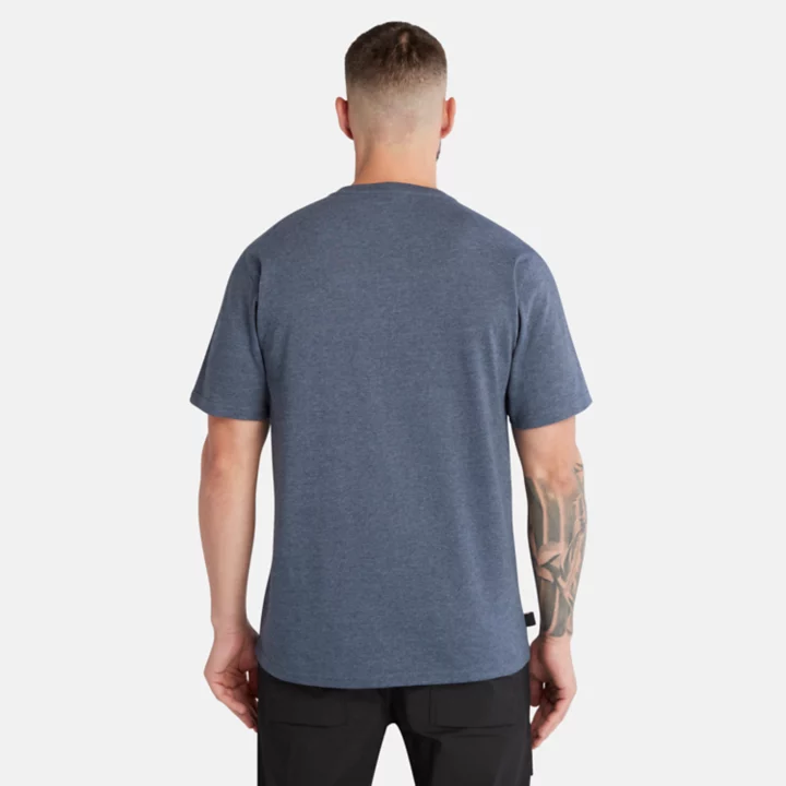 Camiseta Timberland PRO Core Pocket Masculina na cor Azul