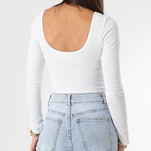 Body Manches Longues Femme O3BM03 Blanc