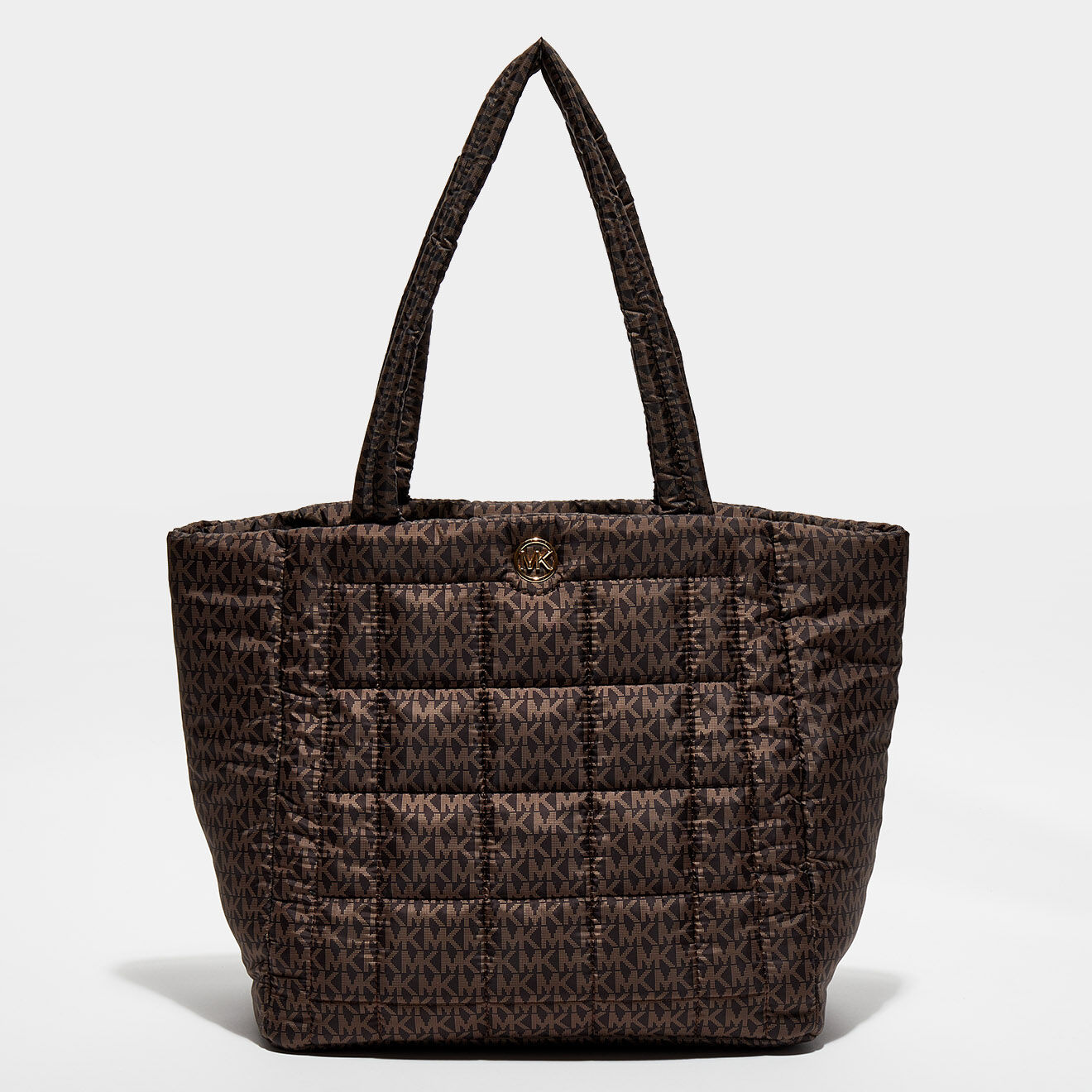 Michael Kors Cabas Lilah marron/noir - 43x29x17 cm