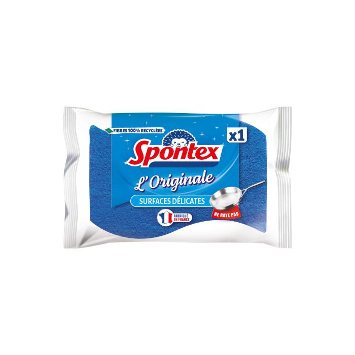 1 EPONGE ORIGINALE BLEUE SPECIALE SURFACES DELICATES SPONTEX