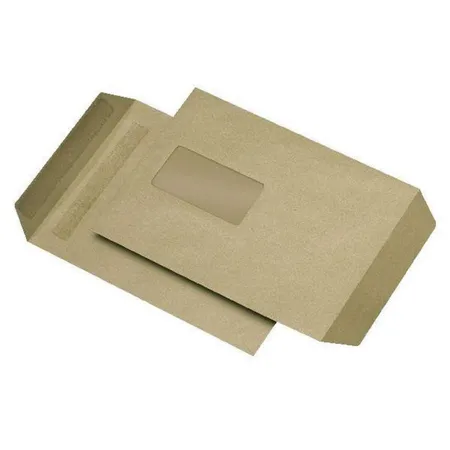 MAILmedia Versandtaschen braun, DIN C5 selbstklebend, mit Fenster, 500 Stück