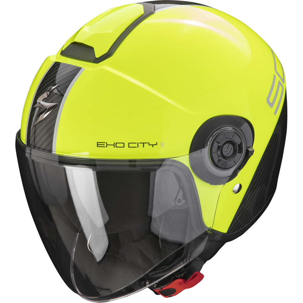 Scorpion - Casque Exo-City II Carbo Jaune fluo