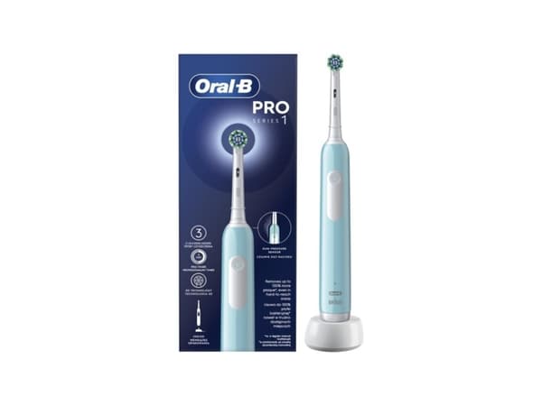 Braun D305.513.3 Pro Series 1 elektrisk tannbørste Caribbean Melyna Cross Action (Pro1 Caribbean Blue)