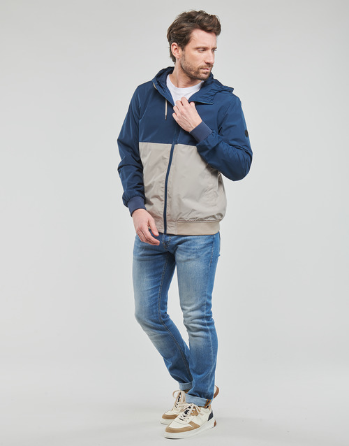Only & Sons  - ONSGAVIN LIFE HOOD JACKET OTW VD - Bleu / Blanc