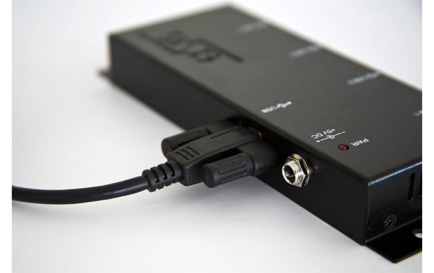 USB-Hub EX-1166HMVExterner 4-Port-USB-Hub, verschraubbar