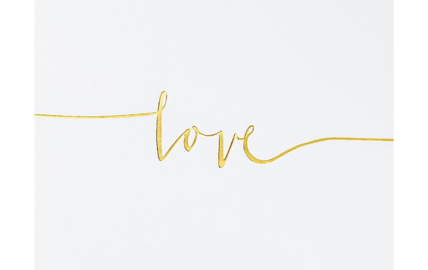 Gästebuch Love 24 x 18.5 cm, Weiss/GoldGuest Book für die schönsten Erinnerungen an die Hochzeit, das Brautpaar, die Gäste und die Feier