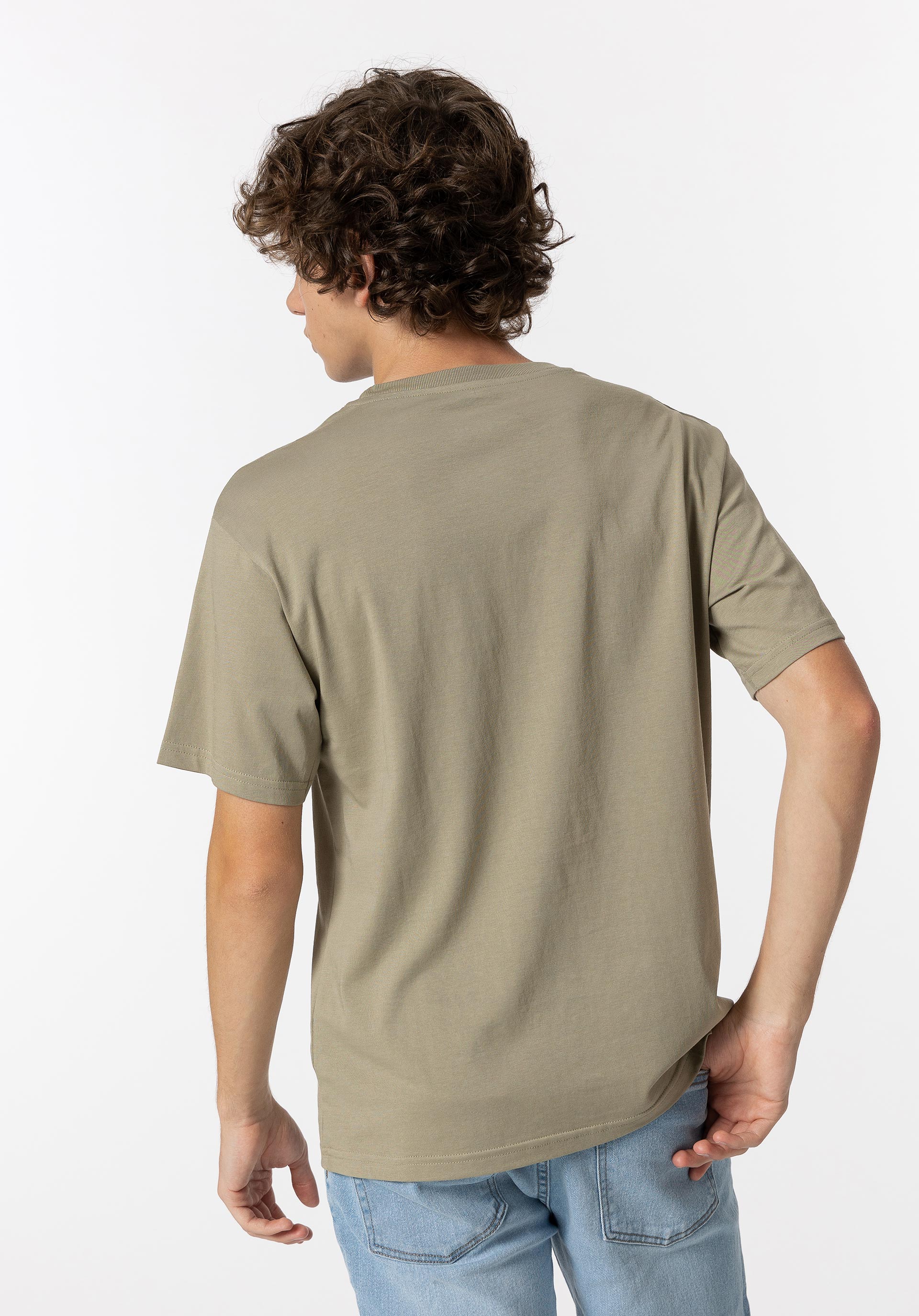 T-shirt com Bolso Frontal