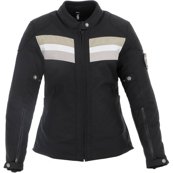 Helstons - Blouson femme Corvette Noir / Beige / Blanc
