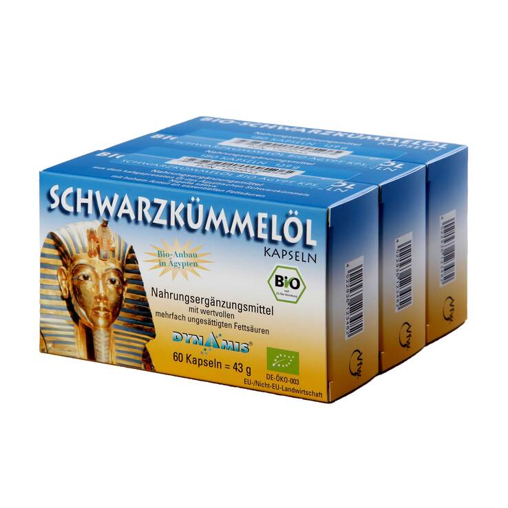 Schwarzkümmel Bio ägypt. Kapseln, 180 St