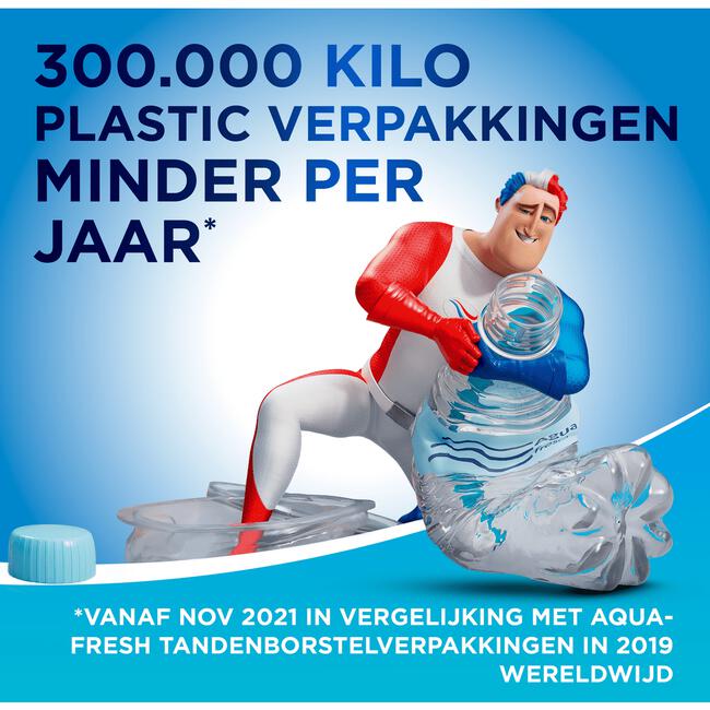 Aquafresh Clean Control Medium dagelijkse Tandenborstel