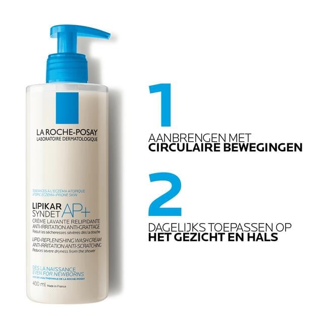 La Roche-Posay Syndet AP+ Reinigende Gel-Crème 400 ML
