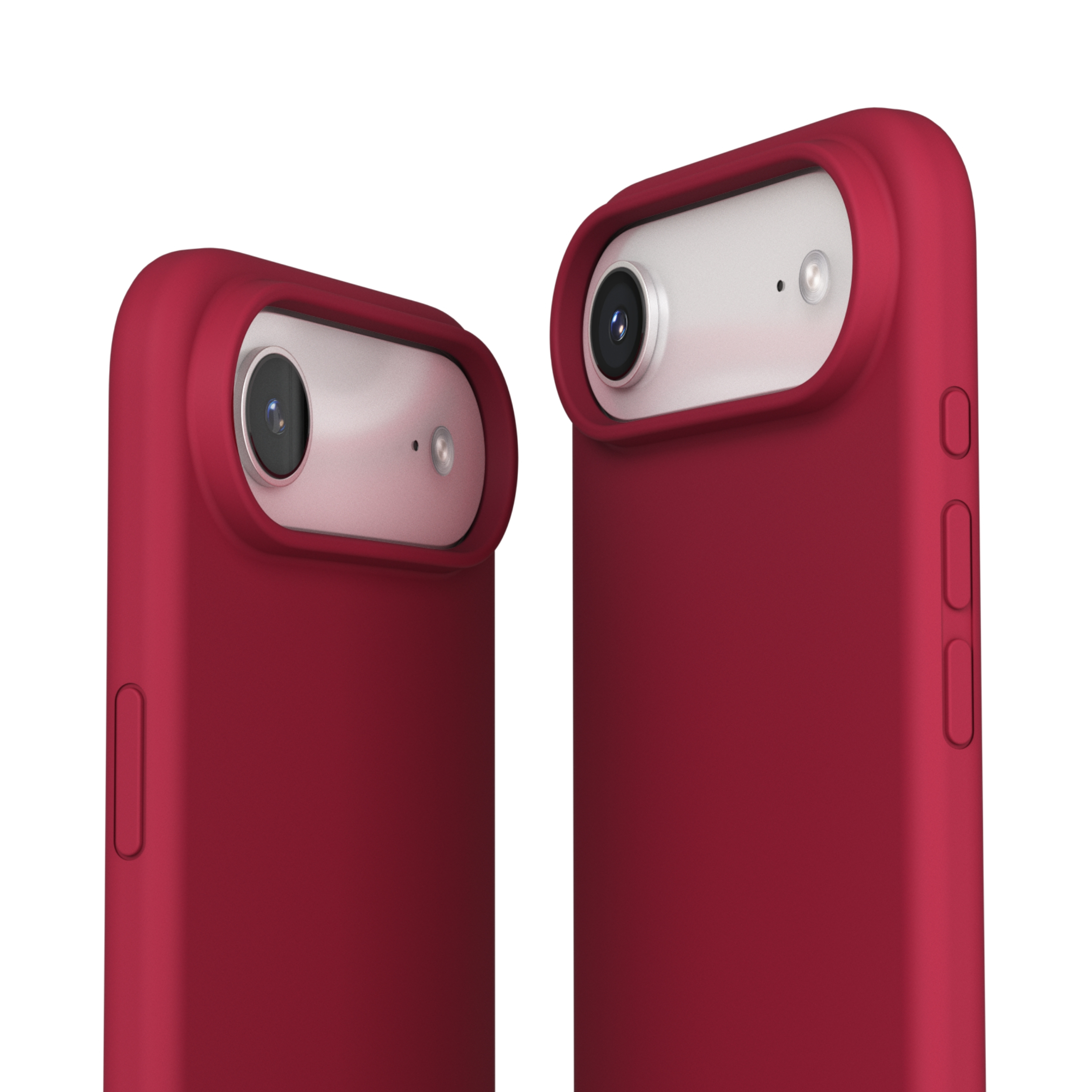 iPhone Air MagSafe Soft Silicone Hülle Case Recycled (MSC00114) - Dunkelrot